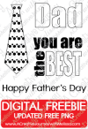 Father's Day Digital Freebie Stamp Set