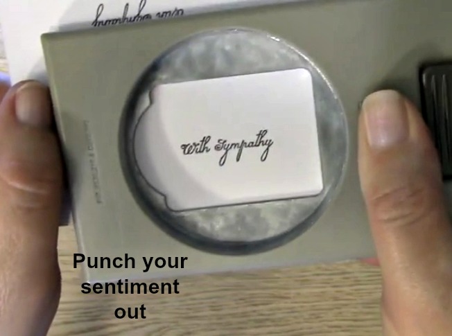 punch out your sentiment