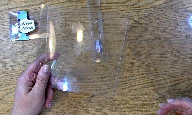 Trim your packaging so you have the useful parts to store