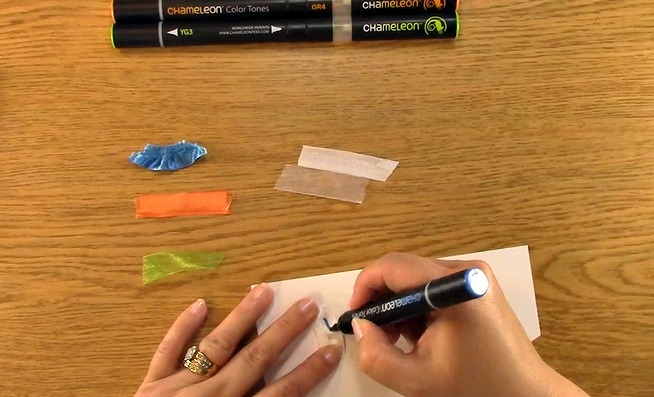 SAVE MONEY! Coloring Ribbon with Chameleon Pens h