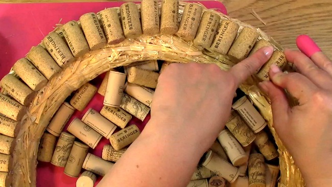 Create your own Cork Wreath Part Two i