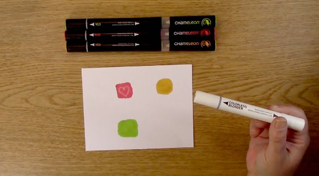 Removing Color with Alcohol Markers - Clear Stamps and Crafting Products